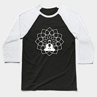 Peace Improves Perspective - Mandala Baseball T-Shirt